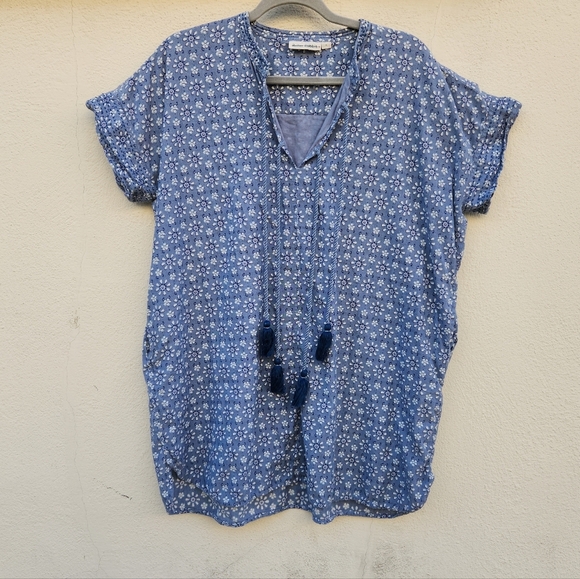 Roller Rabbit Wythe Cover-Up 100% Cotton Tunic Mini Dress - Picture 4 of 12